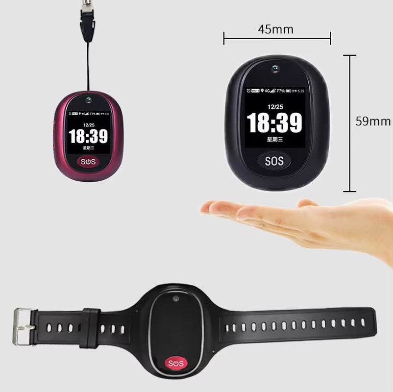 Medical Alarm System, One-Click Help - 4G Fall Detection Alarm, Gps Tracker, Sos Alarm