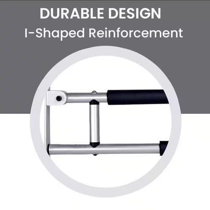 23.6 In. Hand Support Rail, Toilet Handrails Bathroom Safety Bar for Seniors, Elderly, Disabled in Aluminum Silver