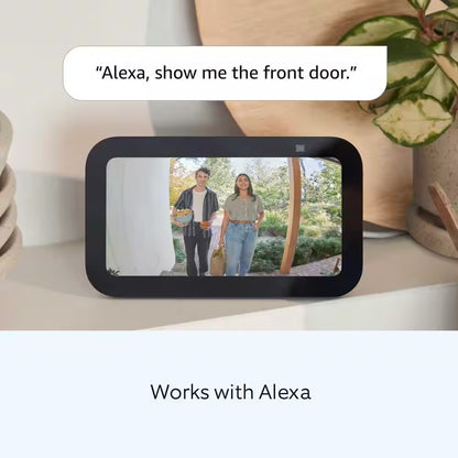 Battery Doorbell with Head-To-Toe HD Video, Live View with 2-Way Talk, and Motion Detection and Alerts - Satin Nickel
