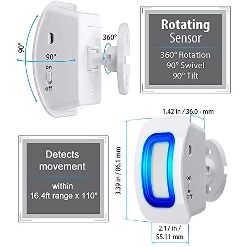 Portable Alarm for Dementia Patients, Bed, Doors