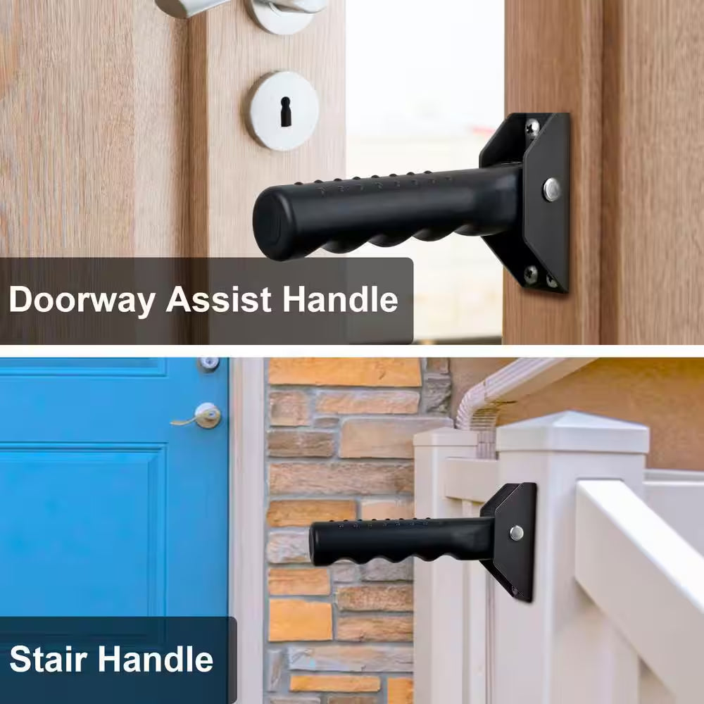 7.64 In. Safety Assist Handles, Non-Slip Grip Bar for for Seniors Elderly Disabled Handicap and Injured People