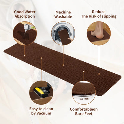 Non-Slip Carpet Stair Treads Indoor (Set of 15)