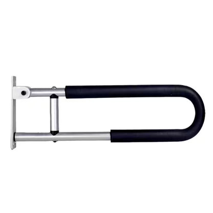 23.6 In. Hand Support Rail, Toilet Handrails Bathroom Safety Bar for Seniors, Elderly, Disabled in Aluminum Silver