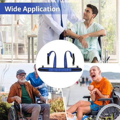 Wheelchair Waist Strap Belt Breathable Elderly Wheelchair Anti-Fall Azimuth Support Fixing Straps Nursing Band for Elderly