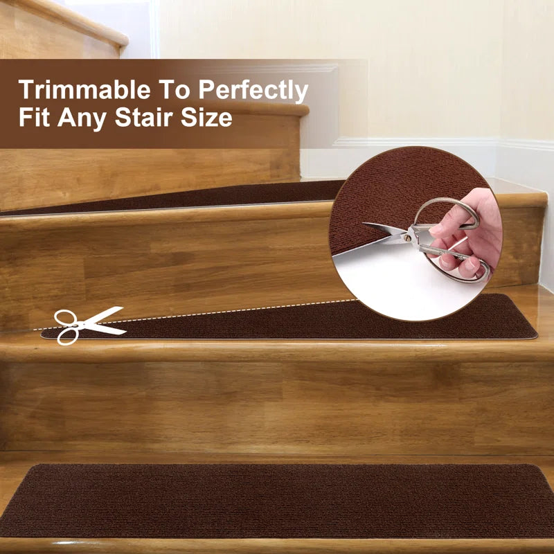 Non-Slip Carpet Stair Treads Indoor (Set of 15)