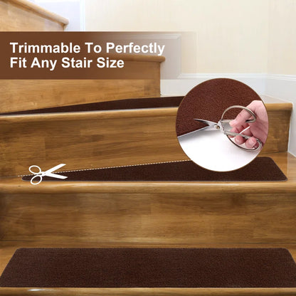 Non-Slip Carpet Stair Treads Indoor (Set of 15)