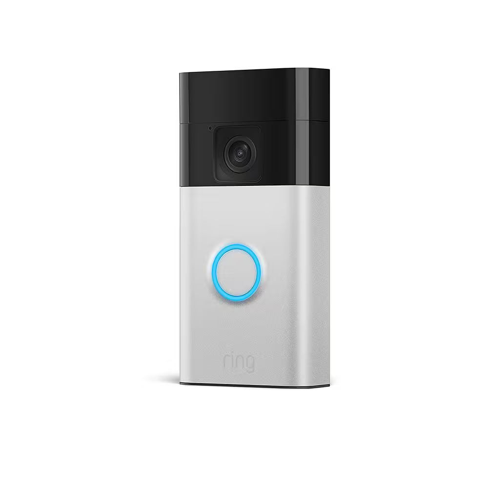 Battery Doorbell with Head-To-Toe HD Video, Live View with 2-Way Talk, and Motion Detection and Alerts - Satin Nickel